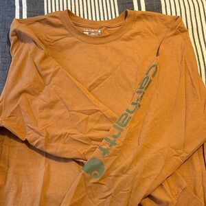 Carhartt Men's Rust Long Sleeve Tee